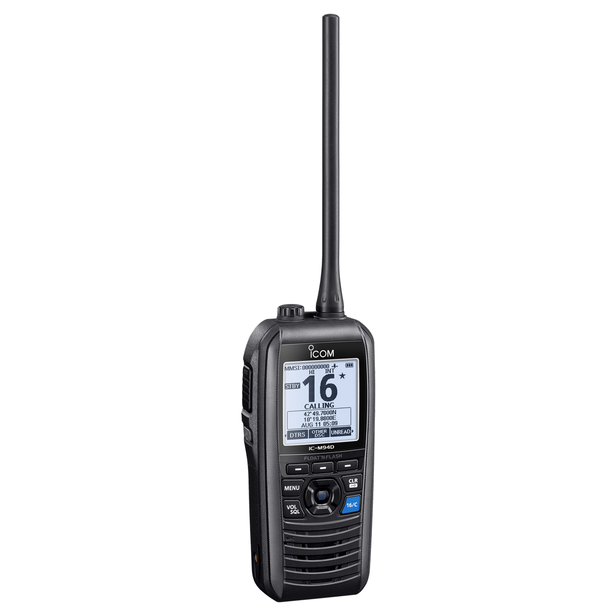 Icom IC-M94DE VHF Handheld Marine Transceiver with DSC & AIS Receiver