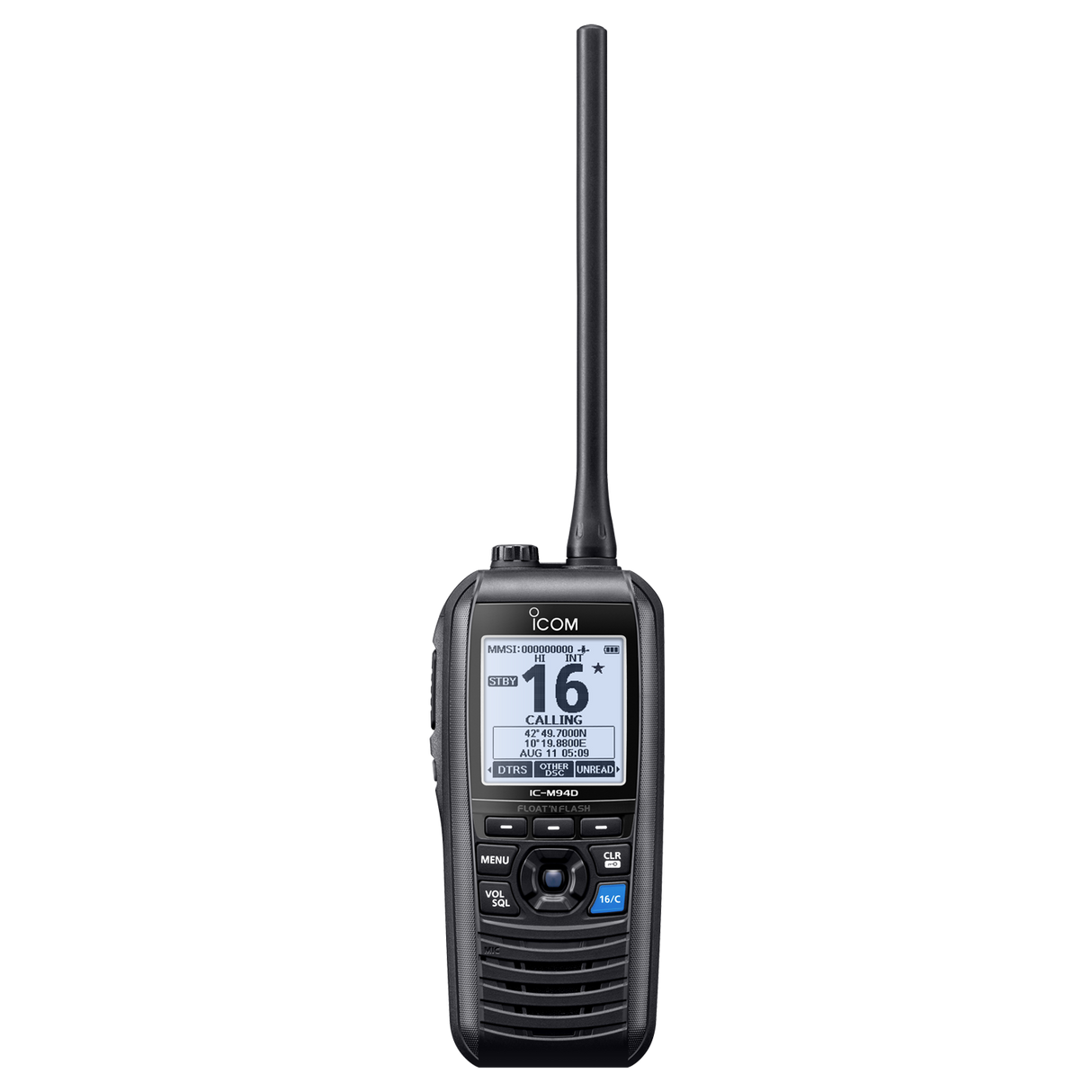 Icom IC-M94DE VHF Handheld Marine Transceiver with DSC & AIS Receiver