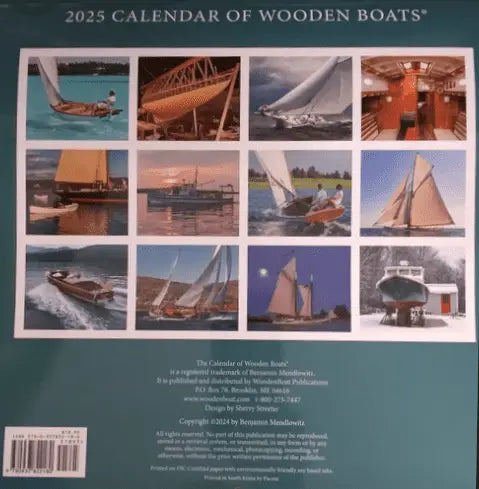 2025 Calendar of Wooden Boats