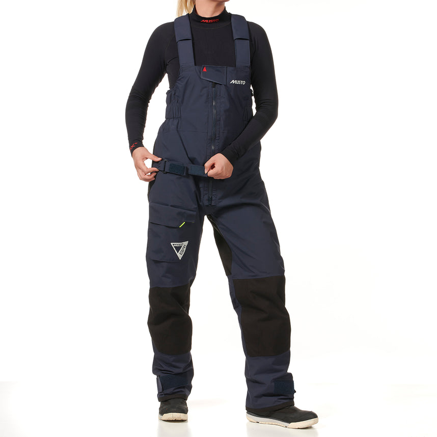 MUSTO WOMEN'S BR1 CHANNEL TROUSERS NAVY