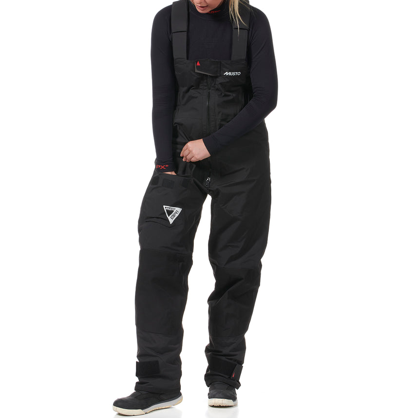 MUSTO WOMEN'S BR1 CHANNEL TROUSERS BLACK