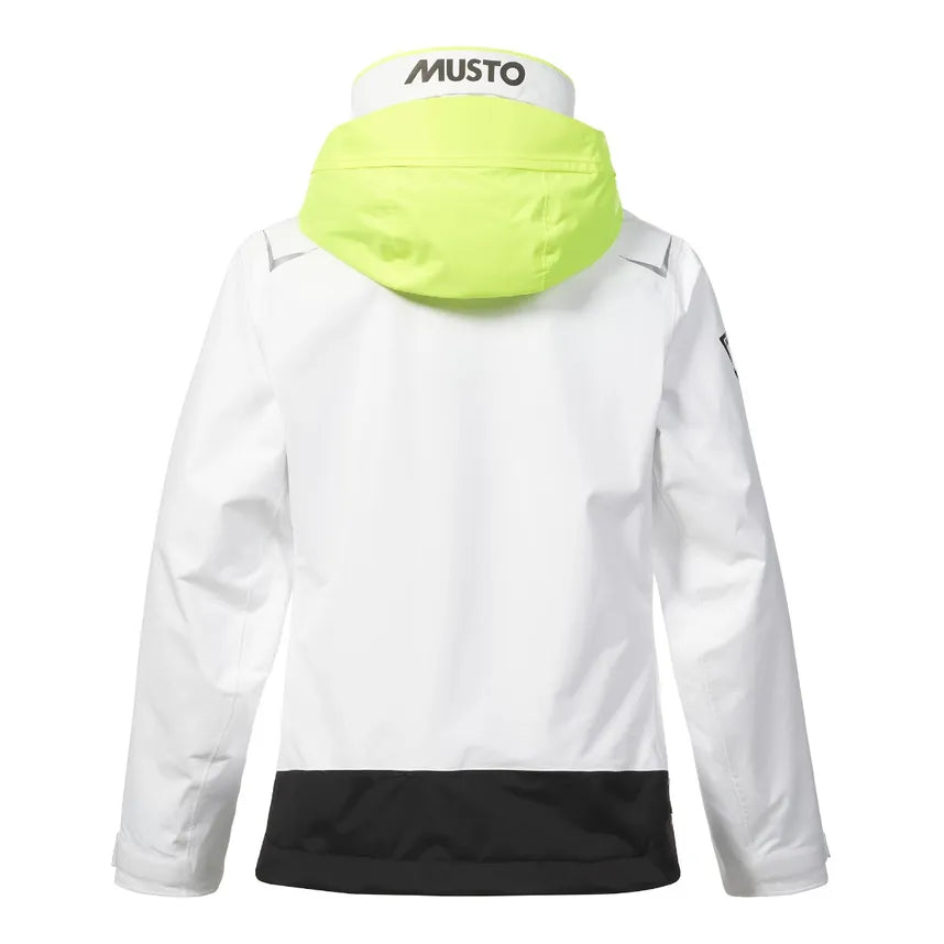 MUSTO WOMEN'S BR1 SOLENT JACKET WHITE SIZE 12