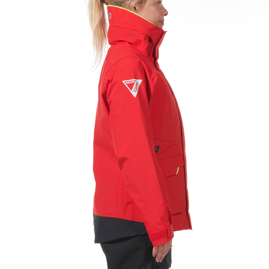 MUSTO WOMEN'S BR1 CHANNEL JACKET RED