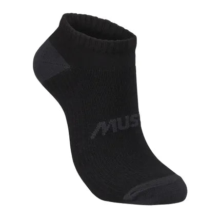 MUSTO ESS 3 PACK TRAINER SOCK Black