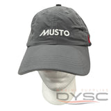 MUSTO ESSENTIAL FAST DRY CREW CAP CHARCOAL