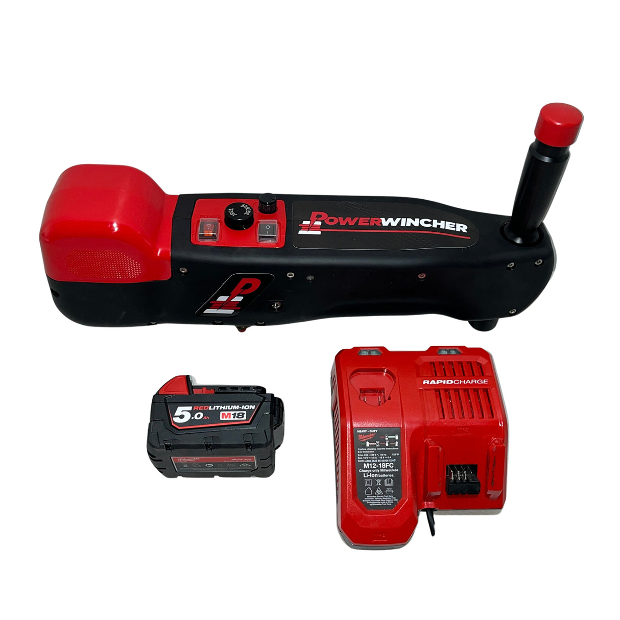 Power wincher Power Package With 240 Volt Charger