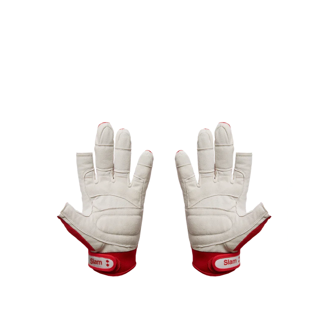 SLAM LONG FINGER GLOVES RED CLEARANCE