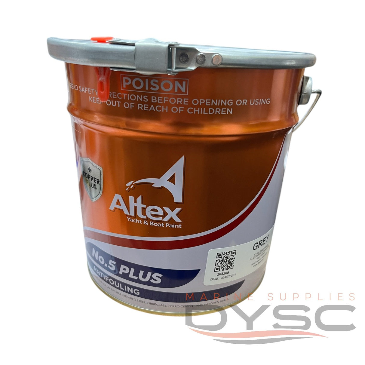 Altex No.5 PLUS Antifouling Grey 4lt