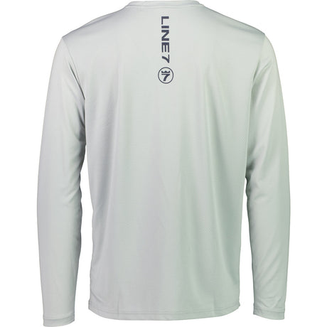 LINE 7 MEN'S OCEAN CREW LONG SLEEVE T SHIRT GREY