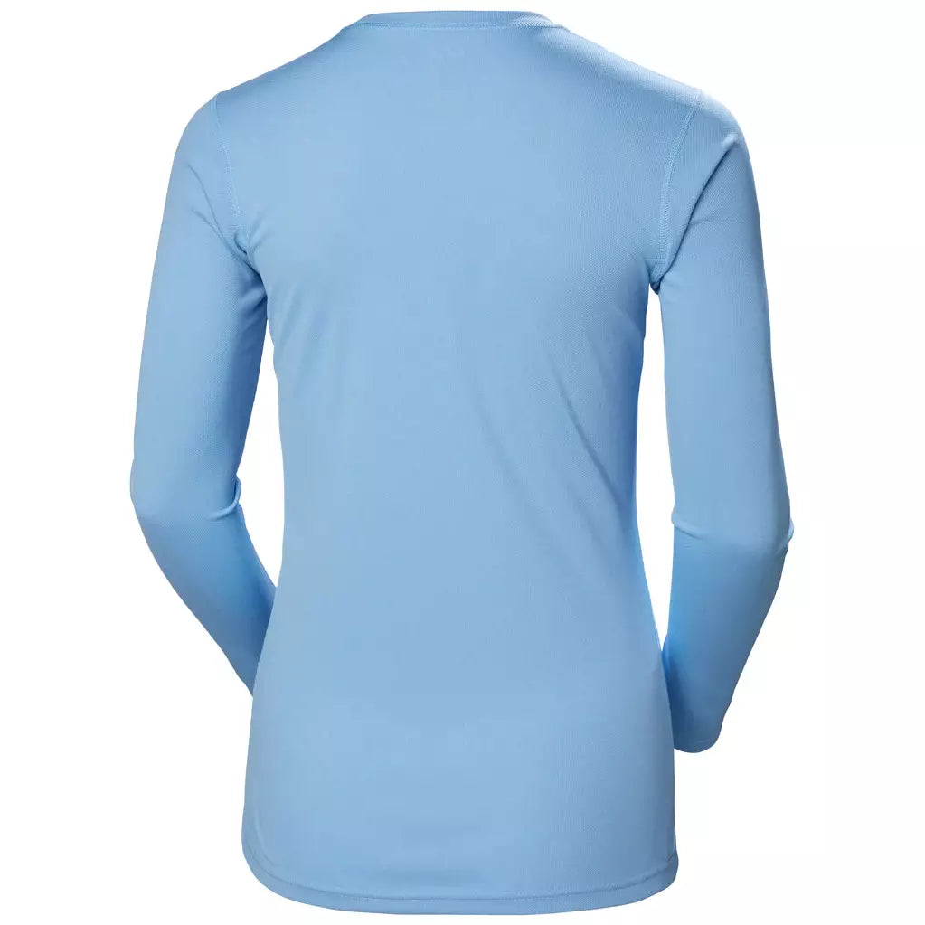 HELLY HANSEN CREW LS, BRIGHT BLUE WOMENS