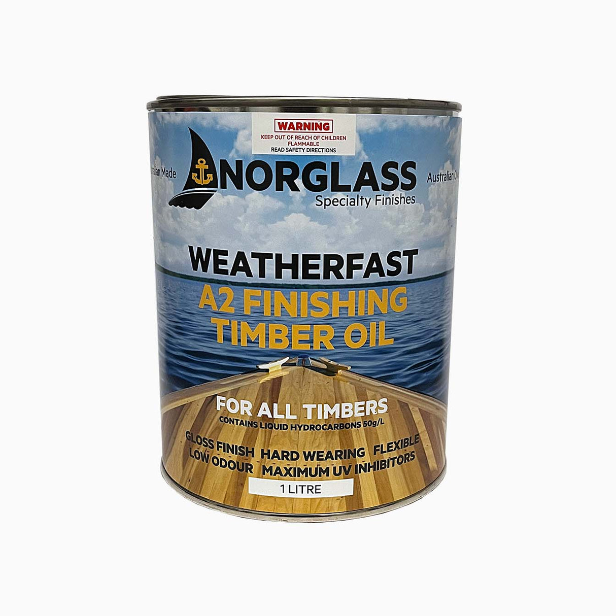 Norglass A2 Finishing Timber Oil Various Sizes