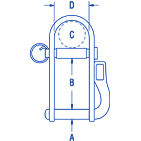 Ronstan Halyard Pin Shackle RF1032