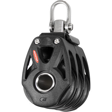 Ronstan S40 BB Orbit Block,Triple,Swivel Shackle RF48300