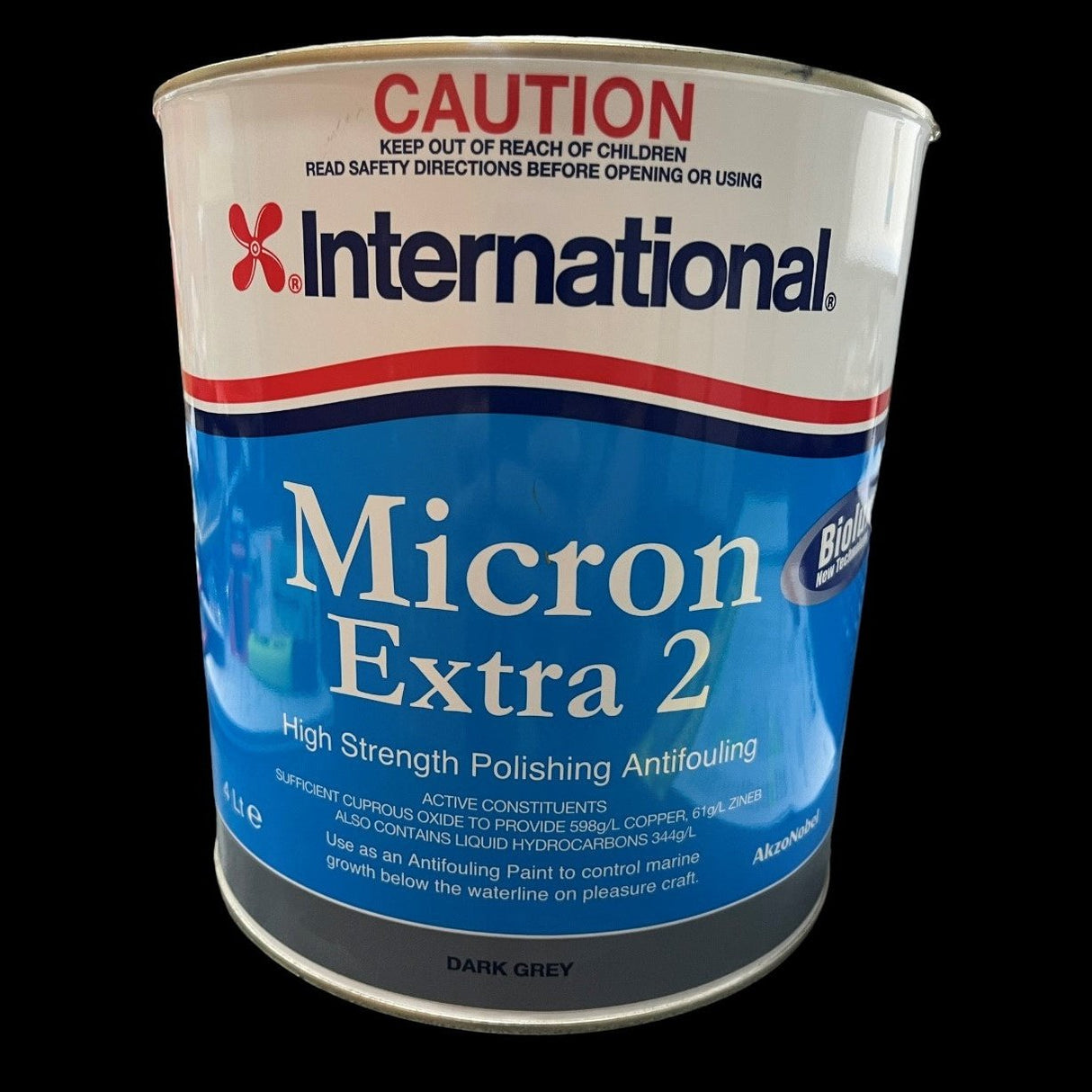 International Micron Extra 2 Antifouling Dark Grey 4lt