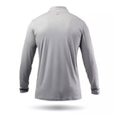 ZHIK Mens UVActive High Collar 1/4 Zip Top - Grey